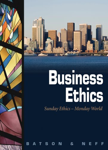 Stock image for Business Ethics: Sunday Ethics - Monday World for sale by HPB-Red