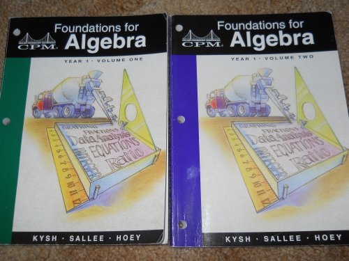 Stock image for Foundations for Algebra: Year 1 for sale by The Book Cellar, LLC