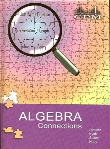 Beispielbild fr Algebra Connections, Version 3.0 zum Verkauf von Jenson Books Inc
