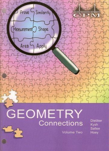 Stock image for Geometry Connections (College Preparatory Mathematics, Volume II) for sale by ThriftBooks-Atlanta