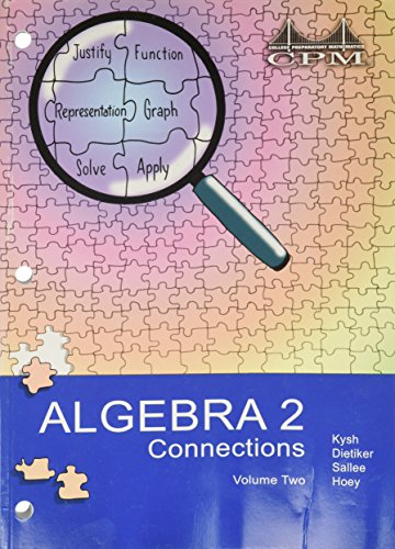 Beispielbild fr Algebra 2-connections vol.2 version 3.0 zum Verkauf von ThriftBooks-Dallas