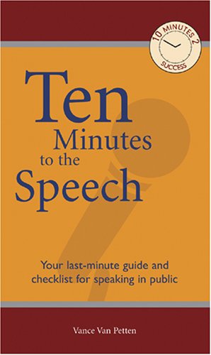 Imagen de archivo de TEN MINUTES TO THE SPEECH a la venta por Wonder Book