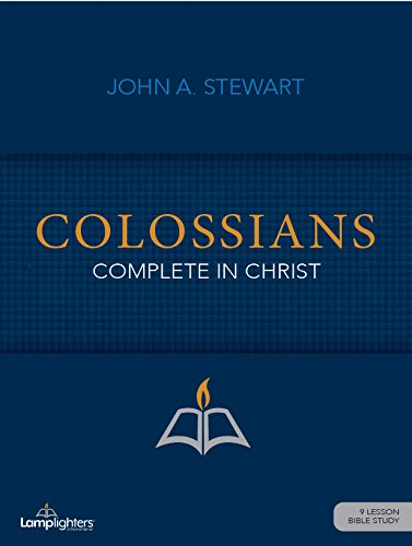 Beispielbild fr Colossians (Lamplighters Study Guides) zum Verkauf von Goodwill of Colorado