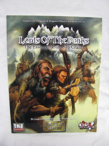 Imagen de archivo de Lords of the Peaks: The Essential Guide to Giants a la venta por Books From California