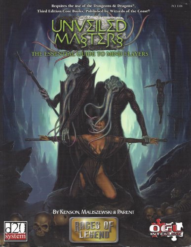 9781931374156: Unveiled Masters: Essential Guide to Mindflayers (Races of Legend)