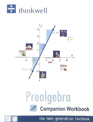 Stock image for Thinkwell Prealgebra Companion Workbook for sale by ThriftBooks-Atlanta