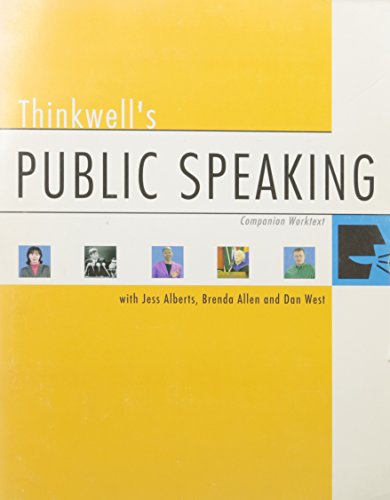 Imagen de archivo de Thinkwell's Public Speaking a la venta por Half Price Books Inc.