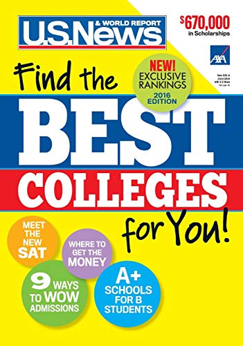 Stock image for Best Colleges 2016 for sale by ALLBOOKS1