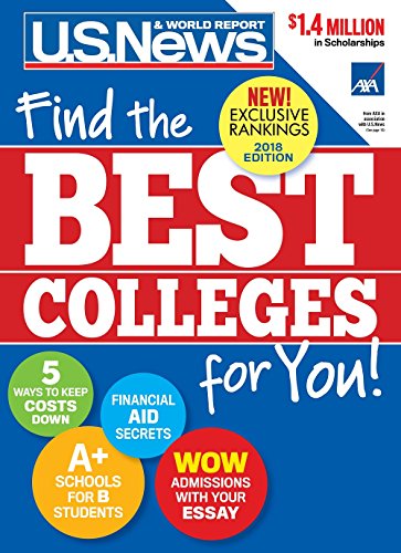 Stock image for Best Colleges 2018 : Find the Best Colleges for You! for sale by Better World Books