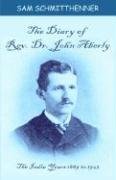 Beispielbild fr The Diary of Rev. Dr. John Aberly zum Verkauf von Wonder Book