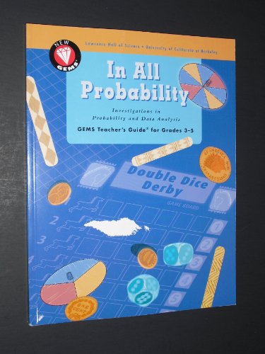 9781931542074: In All Probability: Investigations in Probability And Data Analysis : Gems Teacher's Guide for Grades 3/5