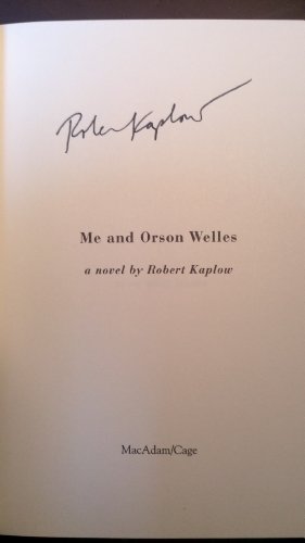 Beispielbild fr Me and Orson Welles: A Novel zum Verkauf von Front Cover Books