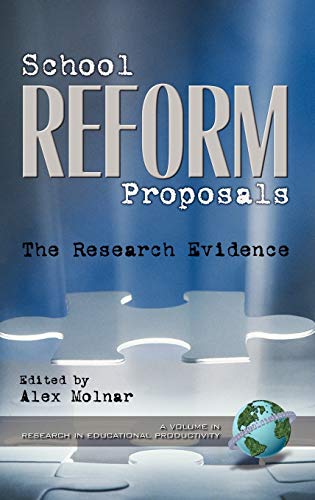 Beispielbild fr School Reform Proposals: The Research Evidence (Hc) (Research in Educational Productivity) zum Verkauf von Lucky's Textbooks