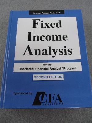 Imagen de archivo de Fixed Income Analysis for the Chartered Financial Analyst Program a la venta por ThriftBooks-Atlanta