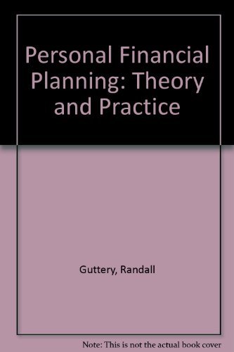 9781931629027: Personal Financial Planning: Theory and Practice