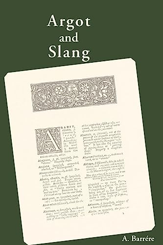 Stock image for Argot and Slang for sale by Dogtales