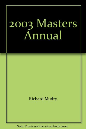 Stock image for 2003 Masters Annual for sale by ThriftBooks-Dallas