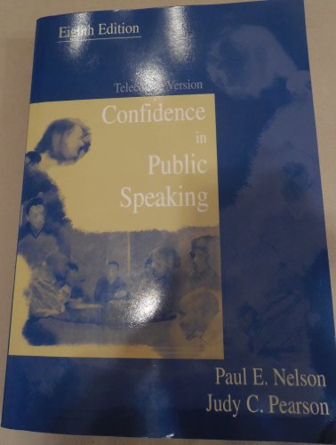 Imagen de archivo de Confidence in Public Speaking: Telecourse Version a la venta por HPB-Emerald