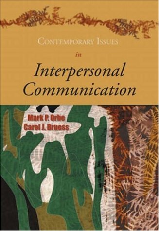 Stock image for Contemporary Issues In Interpersonal Communication for sale by SecondSale