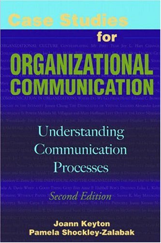 Beispielbild fr Case Studies for Organizational Communication, 2nd Edition zum Verkauf von a2zbooks