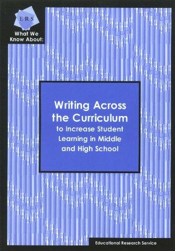 Beispielbild fr What We Know About: Writing Across the Curriculum to Increase Student Learning in Middle and High School zum Verkauf von suffolkbooks