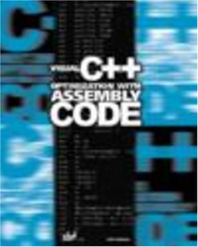 9781931769327: Visual C++ .NET 2003 Optimization with Assembly Code