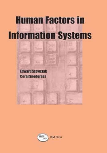 Imagen de archivo de Human Factors in Information Systems a la venta por ThriftBooks-Atlanta