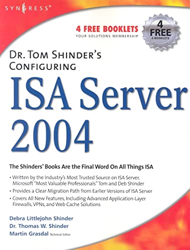 Beispielbild fr Dr. Tom Shinder's Configuring ISA Server zum Verkauf von Buchpark