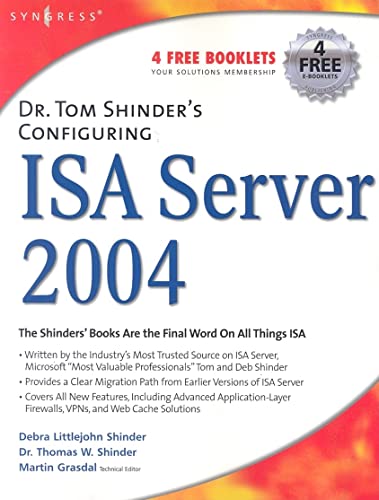 Stock image for Dr. Tom Shinder's Configuring ISA Server 2004 for sale by Chiron Media