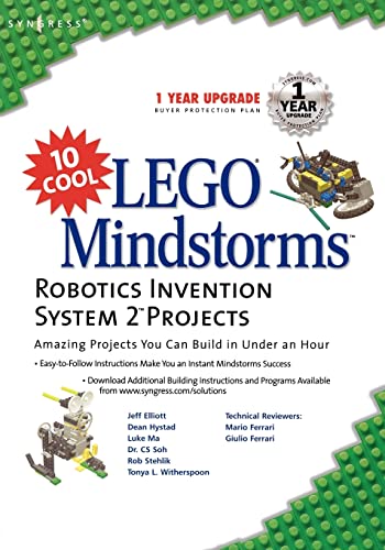 Beispielbild fr 10 Cool Lego Mindstorm Robotics Invention System 2 Projects: Amazing Projects You Can Build in Under an Hour zum Verkauf von THE SAINT BOOKSTORE