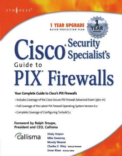 Stock image for Cisco Security Specialist's Guide to PIX Firewall for sale by Wonder Book