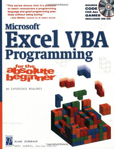 9781931841047: VBA Programming for the Absolute Beginner (Absolute Beginners)