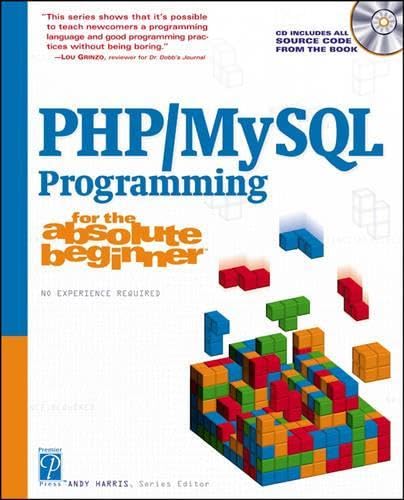 9781931841320: PHP/MySQL Programming for the Absolute Beginner