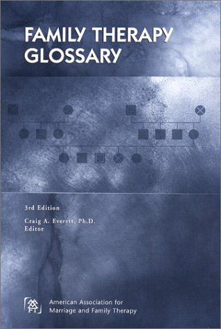 Stock image for Family Therapy Glossary for sale by Front Cover Books