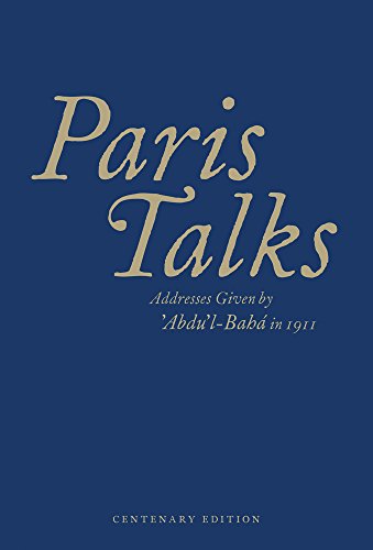 Stock image for Paris Talks (Blue): Addresses Given by 'Abdu'l-Baha in 1911 for sale by WorldofBooks