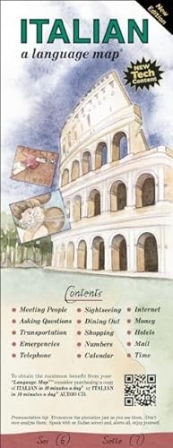 Imagen de archivo de ITALIAN a language map: Quick reference phrase guide for beginning and advanced use. Words and phrases in English, Italian, and phonetics for easy . Publisher: Bilingual Books, Inc. a la venta por BooksRun