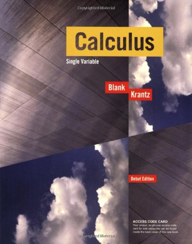 9781931914598: Calculus: Single Variable