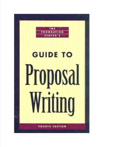 Stock image for The Foundation Center's Guide to Proposal Writing for sale by SecondSale