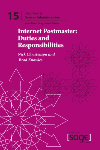 Beispielbild fr Internet Postmaster: Duties and Responsibilities (Short Topics in System Administration, No. 15) zum Verkauf von Wonder Book