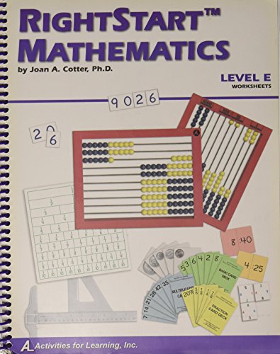 Imagen de archivo de RightStart Mathematics Level E Worksheets a la venta por HPB-Red