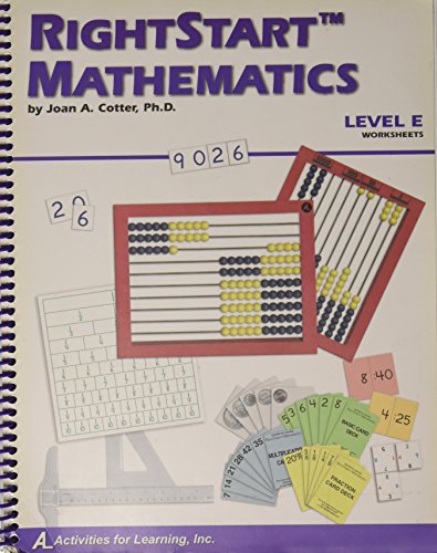 9781931980098: RightStart Mathematics Level E Worksheets