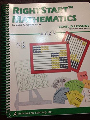 Stock image for Rightstart Mathematics Level D Lessons for Home Educators for sale by Book Deals