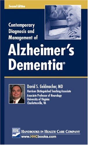 Stock image for Contemporary Diagnosis And Management of Alzheimer's Dementia for sale by Front Cover Books