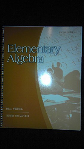 9781931997140: Elementary Algebra