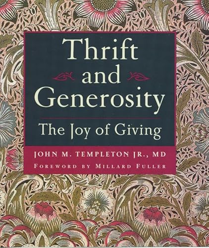 Imagen de archivo de Thrift & Generosity: Joy Of Giving a la venta por SecondSale