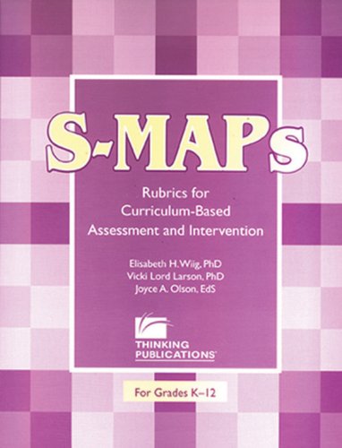 9781932054132: S-Maps: Rubrics for Curriculum-Based Assessment and Intervention