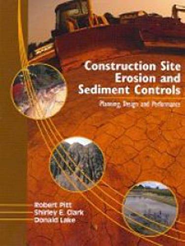 Imagen de archivo de Contruction Site Erosion And Sediment Controls a la venta por Foliobooks