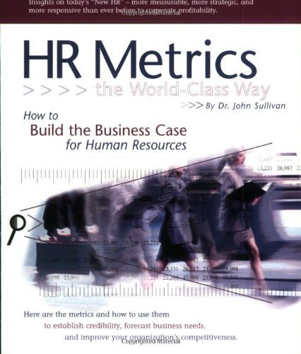 Beispielbild fr HR Metrics, the World-Class Way zum Verkauf von Better World Books