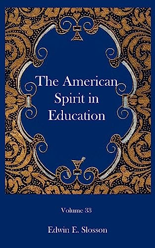 Stock image for The American Spirit in Education for sale by Chiron Media