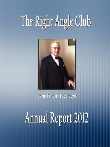 Stock image for The Right Angle Club: Annual Report 2012 for sale by Lucky's Textbooks